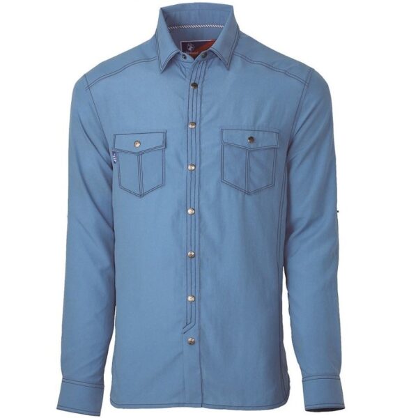 WILDLAND 荒野 男 雙色時尚抗UV長襯衫 0A31296-69