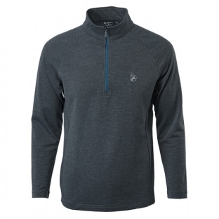 WILDLAND 荒野 男 彈性緹花刷毛保暖衣 0A62616-93