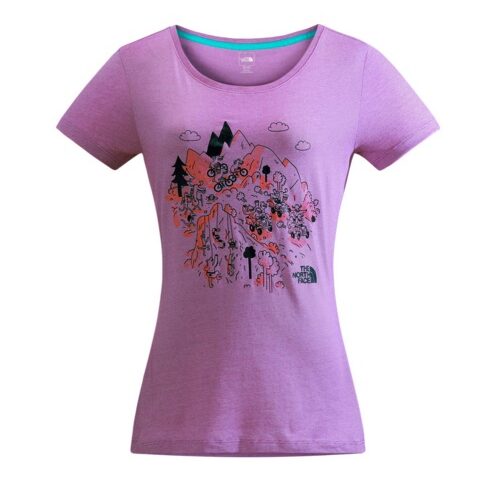 THE NORTH FACE 女 快乾短袖T恤 桃粉紫 NF00CZQ6EEJ