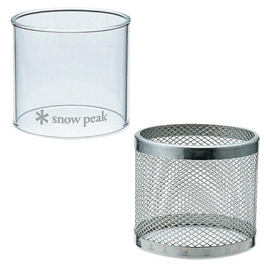 Snow Peak 玻璃燈罩-S 不鏽鋼網燈罩-S GP-002