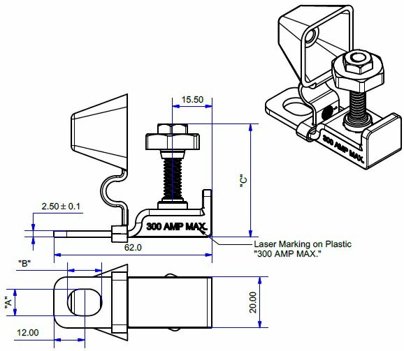 PTT 電瓶保險絲 / 保險絲座 Battery Fuse 大電流 58VDC / 82PTFB