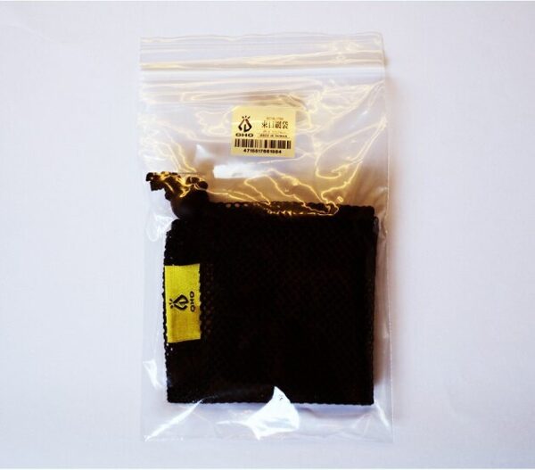 OHO 束口網袋 黑 / 通風 透氣 收納袋 / 69HBD33L32BK