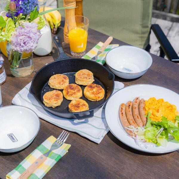 Coleman 琺瑯盤 單入 白 / 餐盤 盤子 26cm 2000032360 / CM-32360