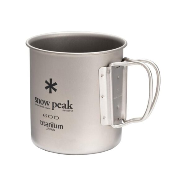 Snow Peak 鈦金屬折疊單層杯 600ml MG-044R_01