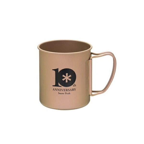 Snow Peak 10周年鈦金屬單層杯 300ml-晨曦 MG-142-1-SPT_01
