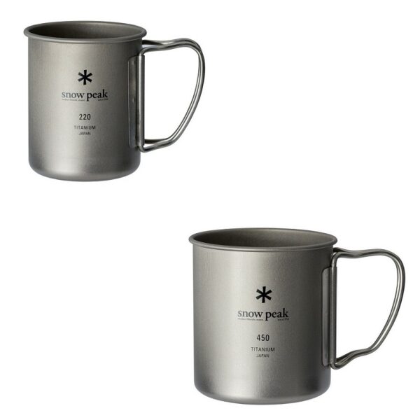 Snow Peak 鈦金屬單層杯 MG-143_01