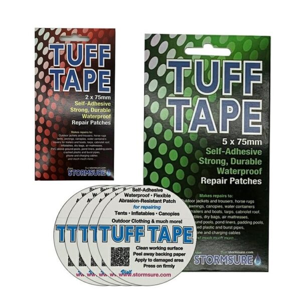 TUFF2x75 STORMSURE 圓形透明自黏膠片 φ75mm TUFF2x75_01