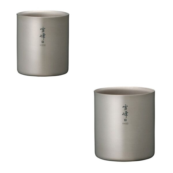 TW-122 Snow Peak 雪峰鈦雙層杯 TW-122_01