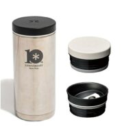 Snow Peak 10周年鈦金屬保溫瓶350 拋光 TW-180M_01