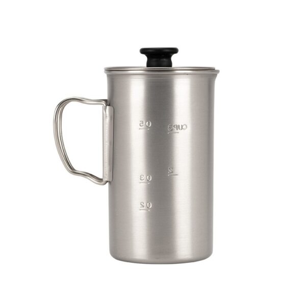 CS-111 Snow Peak 鈦金屬咖啡壓濾杯 3Cups CS-111_01