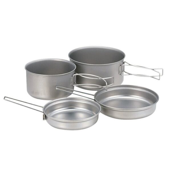 Snow Peak 鈦金屬個人雙鍋組 SCS-020T_01