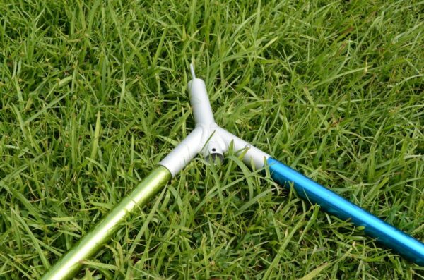 OHO Φ30鋁合金Y叉 A型90度 / 天幕 連接桿 彈扣式 / 61AP30YA90