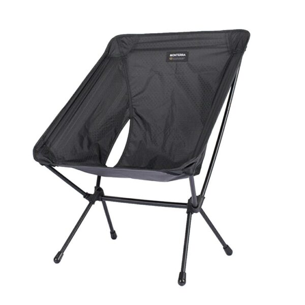 MONTERRA 輕量月亮登山椅 黑 Gram Chair Black_01