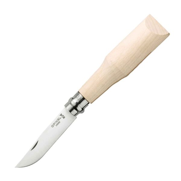 001021 Opinel 不鏽鋼折刀 8 楓木未磨刀柄 001021_01