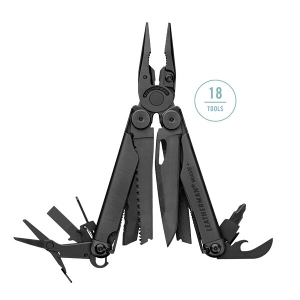 832526 Leatherman Wave+工具鉗 黑 黑尼龍套 832526_01