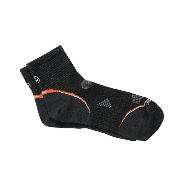 Wildland 荒野 中性美麗諾羊毛機能襪 黑 W3002-54_01