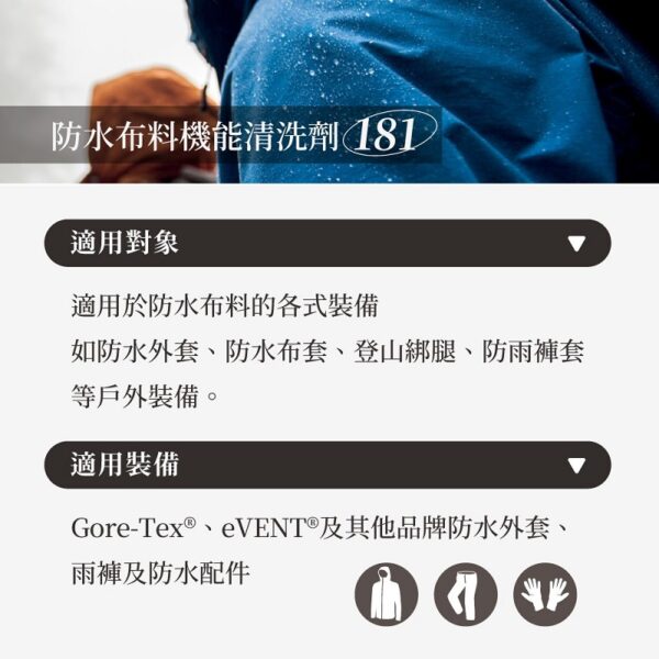 Nikwax 防水布料清洗劑 / Tech Wash 有效清潔 回復透氣及撥水性 183 / 181