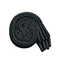 OHO 伸縮黏扣帶 4入 黑 61FSHE18BK_01