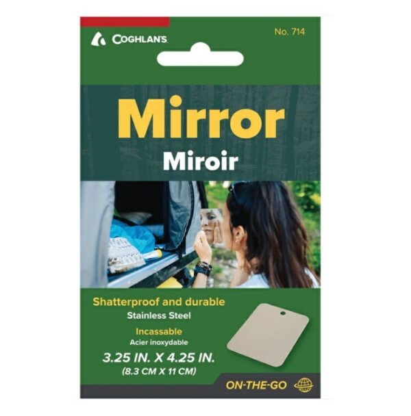 Coghlans 不鏽鋼鏡子 / Stainless Steel Mirror 拋光不鏽鋼鏡 / 714