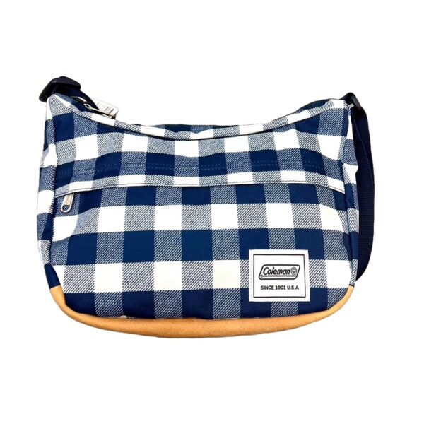 Coleman 6L多功能側背包 海軍藍格紋 / CM-32564