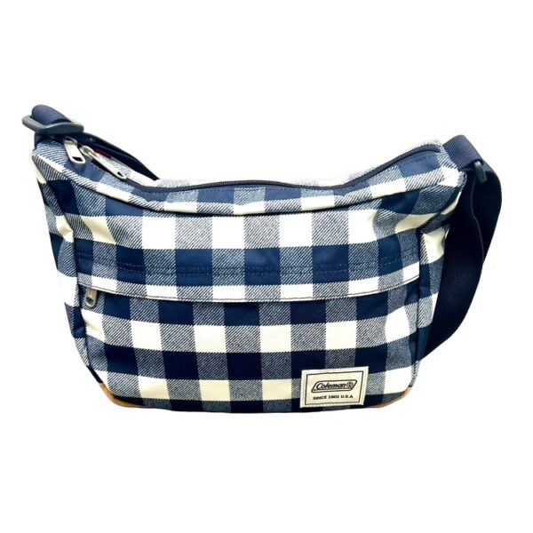 Coleman 6L多功能側背包 海軍藍格紋 / CM-32564