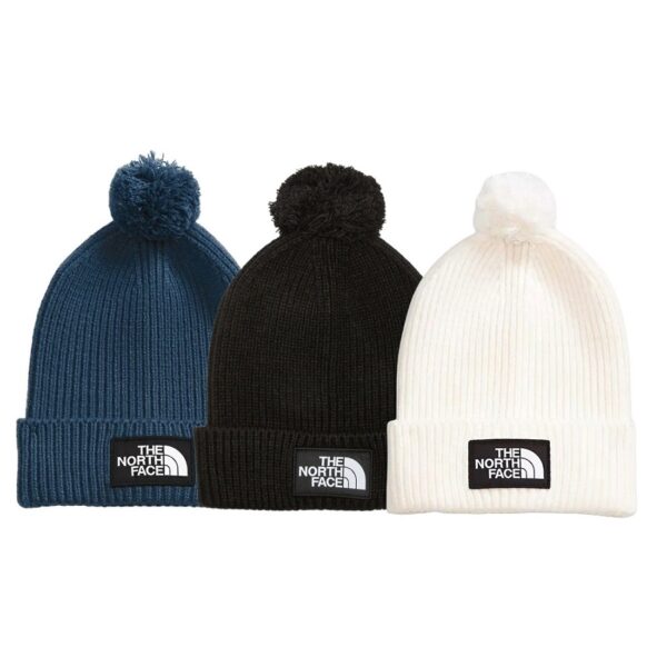 The North Face 中性 Logo毛球編織保暖帽 NF0A3FN3_01