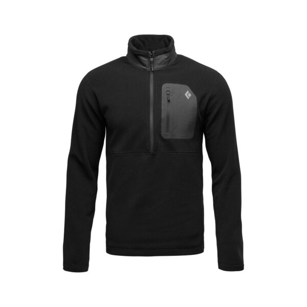 Black Diamond 男 Rift 半拉鍊抓絨外套 AP7441149008_01