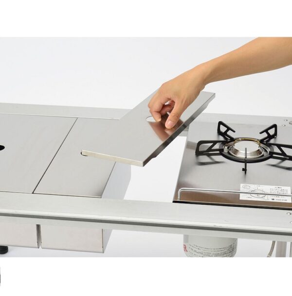 Snow Peak  IGT不鏽鋼置物盒蓋 1/2單位 / CK-026