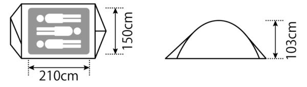 Snow Peak FAL 3登山帳 Pro.air / SSD-703