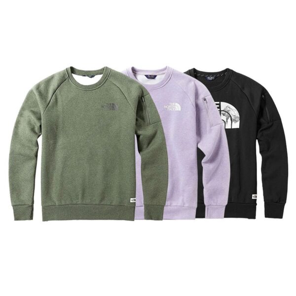 The North Face 中性 Logo圓領刷毛保暖T NF0A3VUB_01