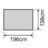 Snow Peak FAL 3 登山帳 地布 / 138×196cm / SSD-603-1