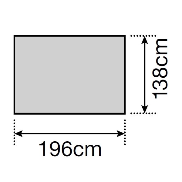 Snow Peak FAL 3 登山帳 地布 / 138×196cm / SSD-603-1