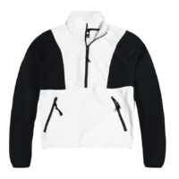 NF0A7QW1Q4C The North Face 女 拚色刷毛開襟套頭衫 NF0A7QW1Q4C_01
