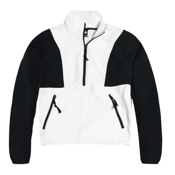 The North Face 女 拚色刷毛開襟套頭衫 NF0A7QW1Q4C_01