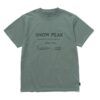 Snow Peak 中性 Typography 短T恤 TS-24AU1010_01