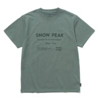 TS-24AU1010 Snow Peak 中性 Typography 短T恤 TS-24AU1010_01