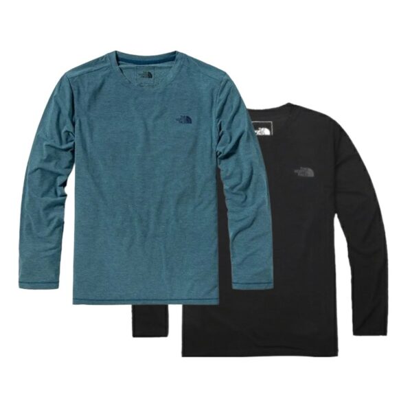 The North Face 男 Logo彈力長袖T恤 NF0A4UAI_01
