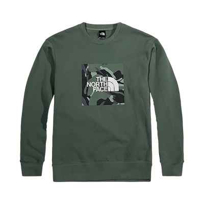NF0A5AZJV1T The North Face 男 迷彩Logo圓領刷毛上衣 NF0A5AZJV1T_01