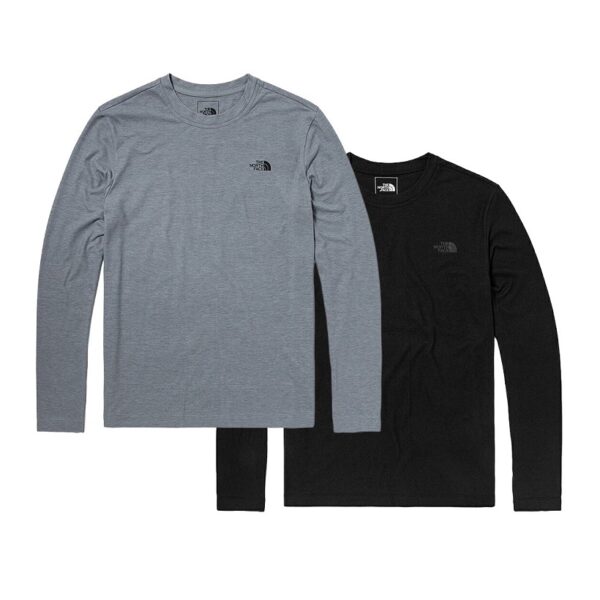 The North Face 男 FlashDry Logo彈性長袖T恤 NF0A5B11_01